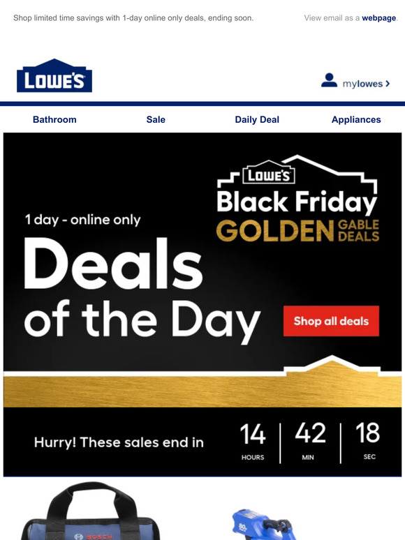 These deals won’t be here tomorrow.