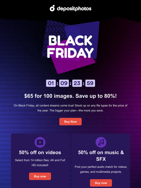 🏃 🏃♀️ Hurry to save up to 80%! Black Friday ends soon