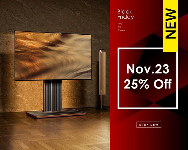 Cantor Series ™ TV Stand |  For 75-100 Inch