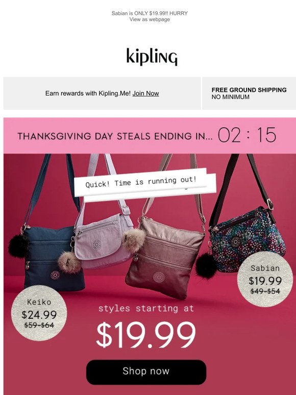 Today Only! Thanksgiving Day Steals!