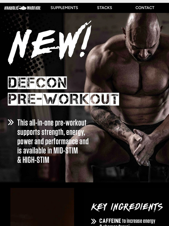 NEW PRODUCT DROP | DEFCON PRE-WORKOUT