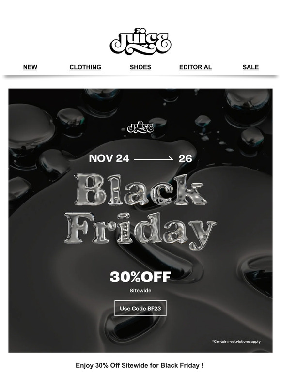 🔥 Black Friday: 30% Off 🔥