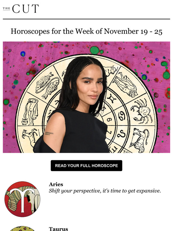 Your weekly horoscope and your sign's guide to Sagittarius season.