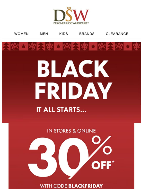 Dsw sales black friday