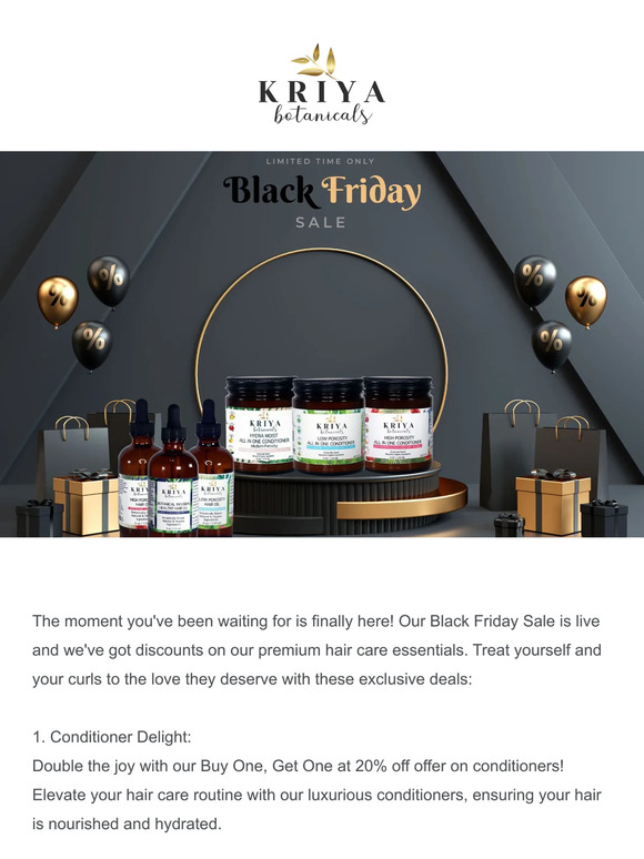 Don't Miss Out! Black Friday Deals