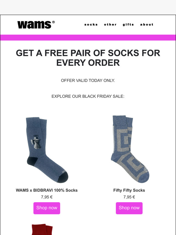 🚨 FREE SOCKS FOR EVERY ORDER