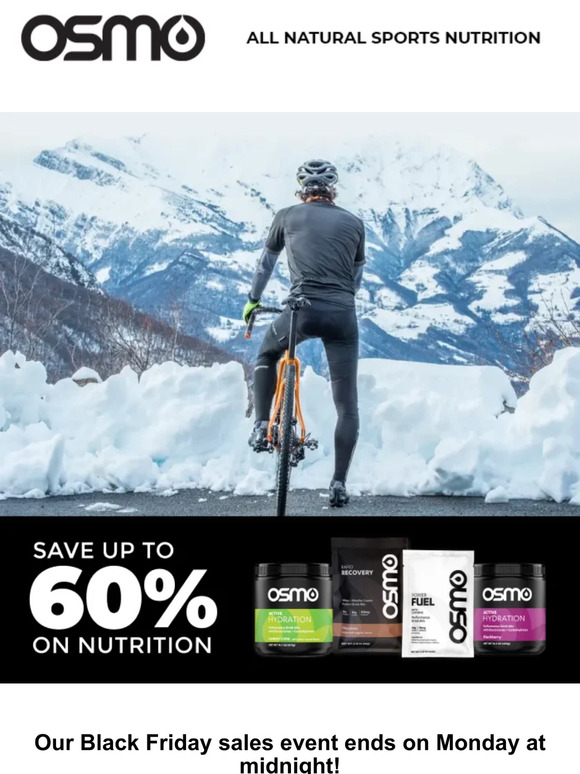 30% OFF Active Hydration for Black Friday
