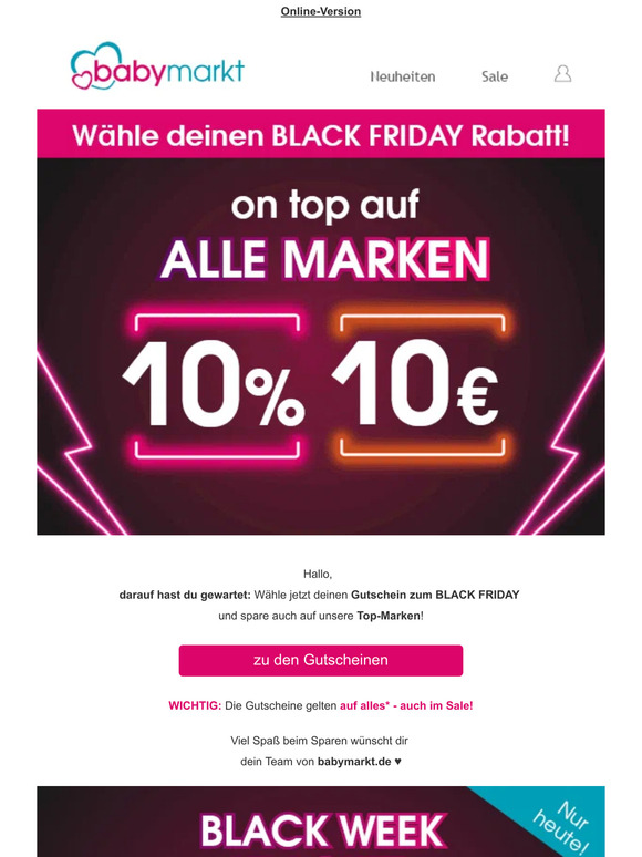 BLACK FRIDAY GUTSCHEINE 🖤