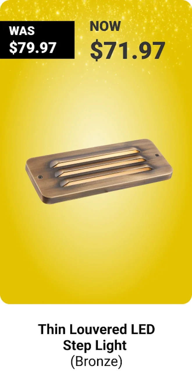 Salty Dog MR16 Grated Brass In-Grade Light (Bronze)