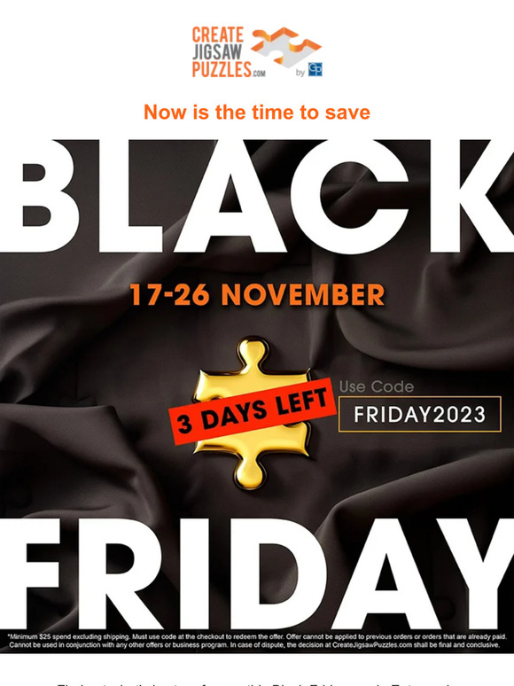 Now is the time to save (code FRIDAY2023)