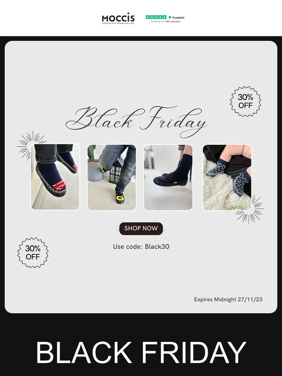 30% OFF All Moccis!