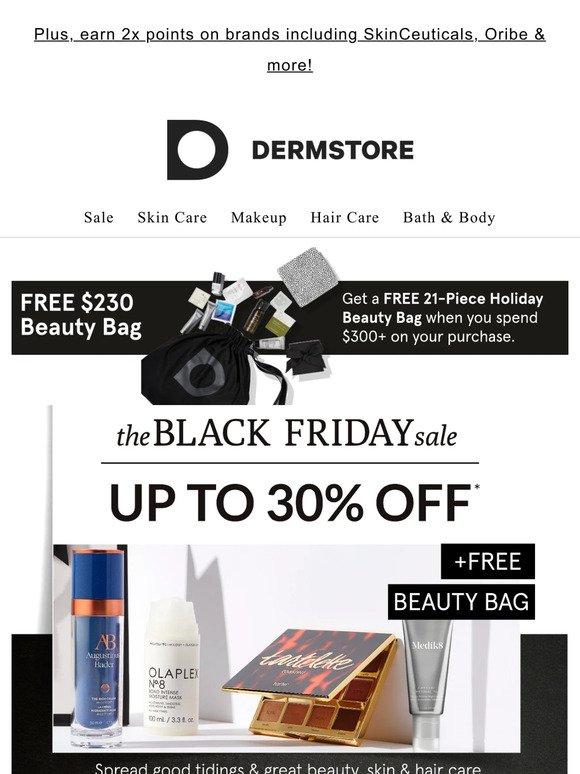 It's OFFICIALLY Black Friday — save up to 30% on iS Clinical, Olaplex & more