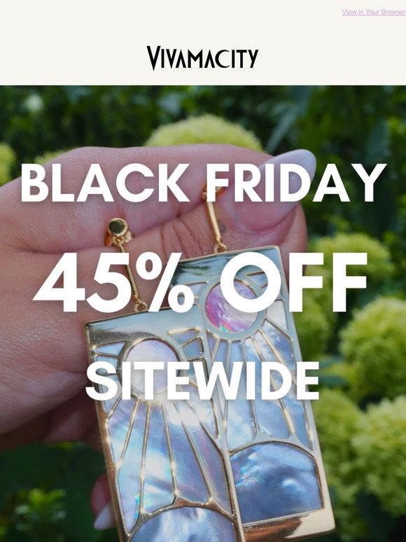 🖤 45% Off Black Friday Sale 🖤