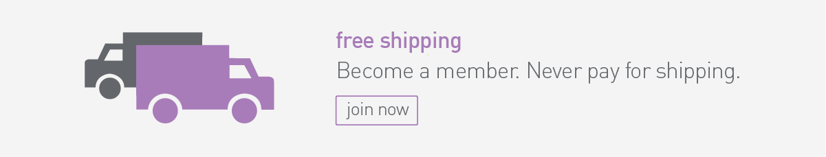 free shipping for members