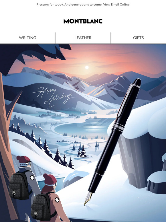 Montblanc Truly iconic gift ideas Milled