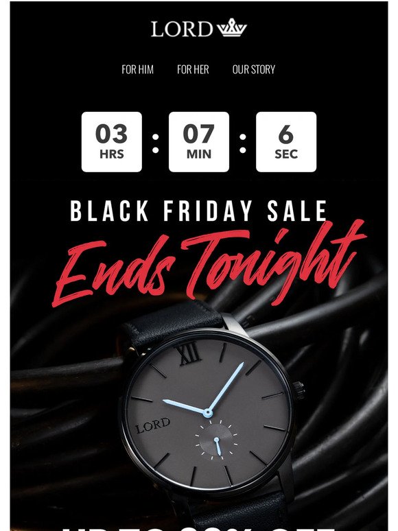 LAST CHANCE: Black Friday Ends Tonight