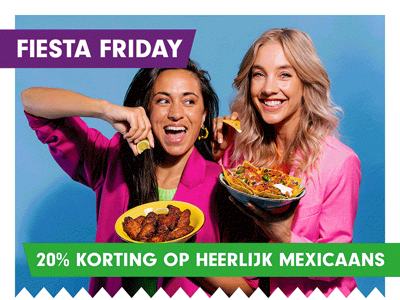 Nu: 20% korting op heerlijk Mexicaans!