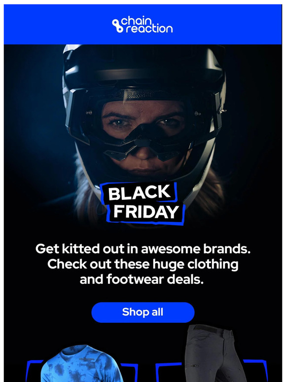Black Friday - Clothing and footwear