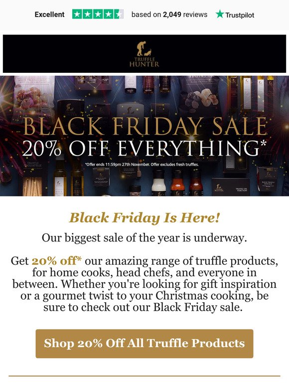 20% Off Your Favourite Truffle Treats This Black Friday 🌟
