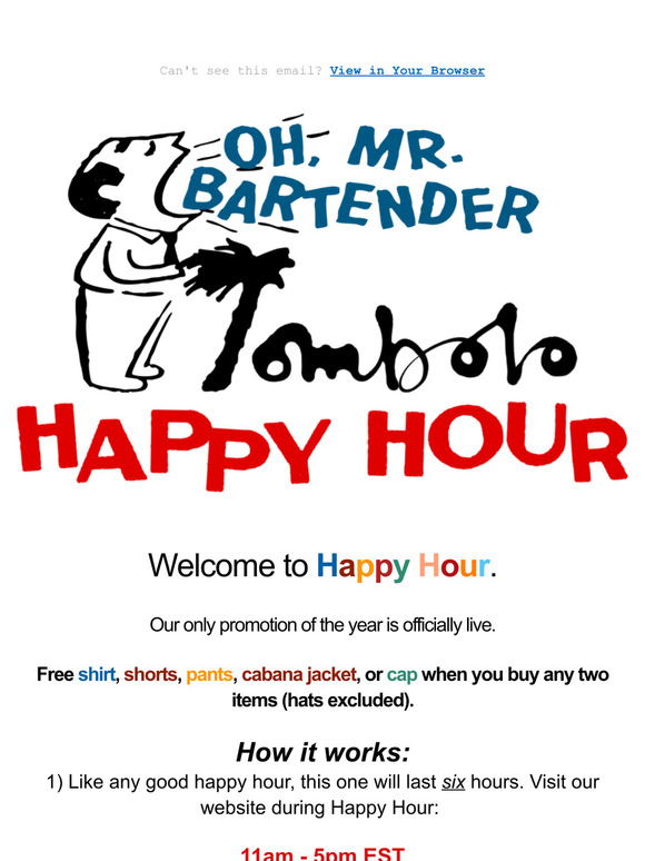 For the next 6 hours only: free stuff!
