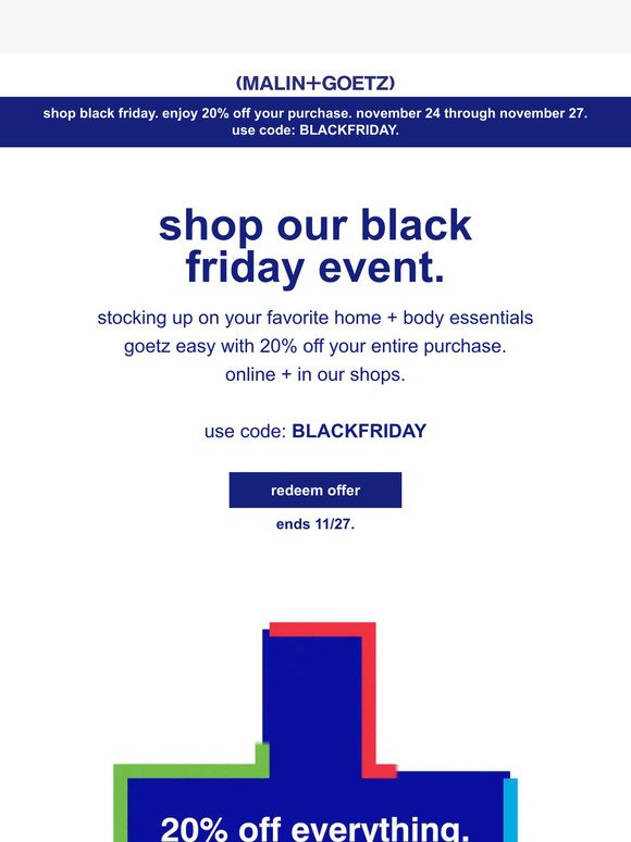shop our black friday event.