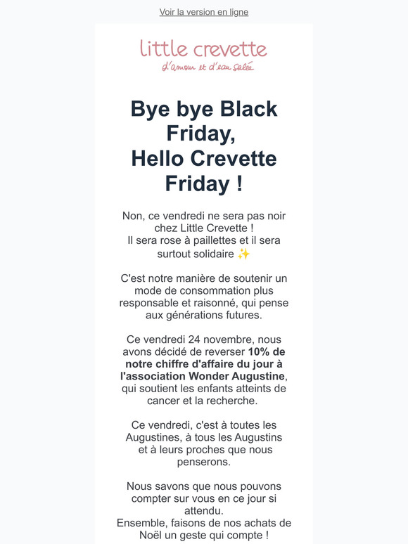 Préparez-vous pour le Crevette Friday !