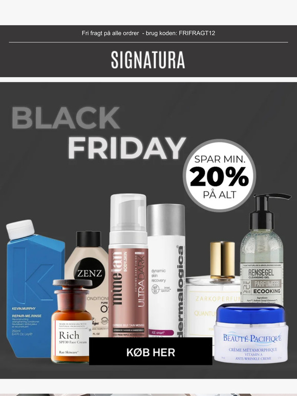 🚀 Black Friday tilbud! Spar 20% på ALT
