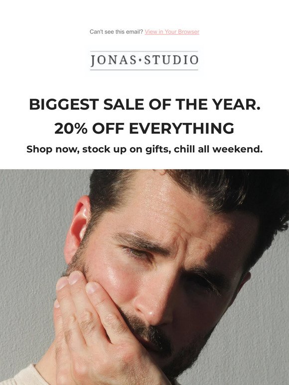 20% Off Site-Wide!