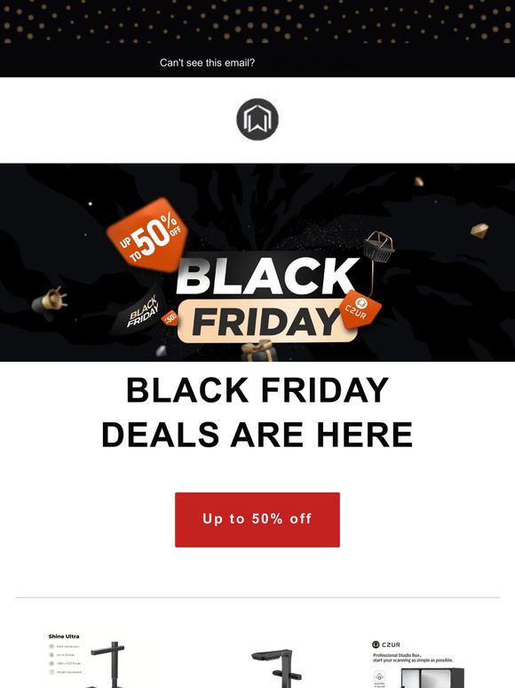 CZUR's Black Friday Sale – Up To 50% Off!