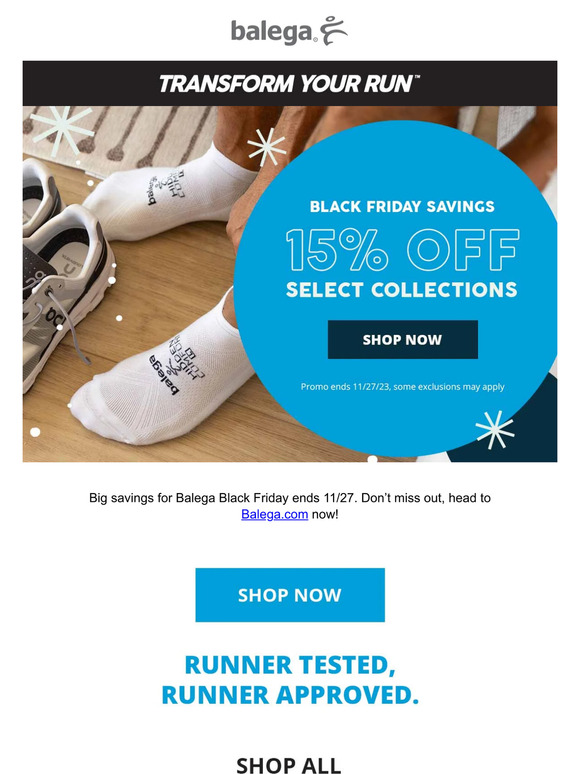 Shop The 2023 Balega Black Friday Sale Now!