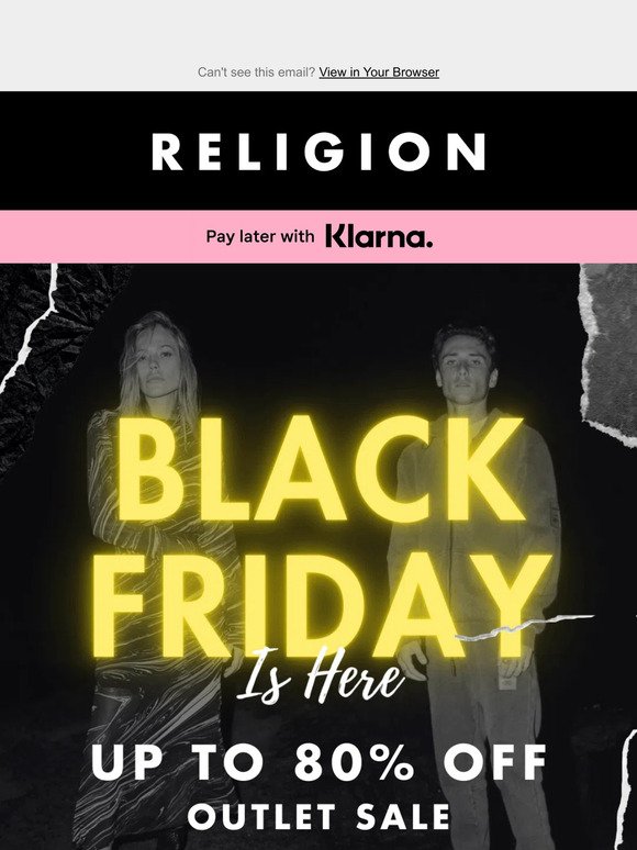 Black Friday is here / Save now 🖤💛