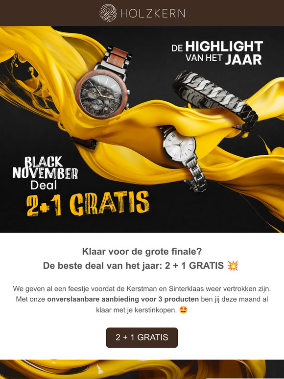 🤩 Black Finale: 2+1 Gratis