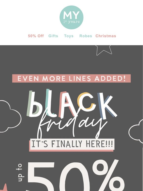 Here today, gone tomorrow - BLACK FRIDAY has arrived!