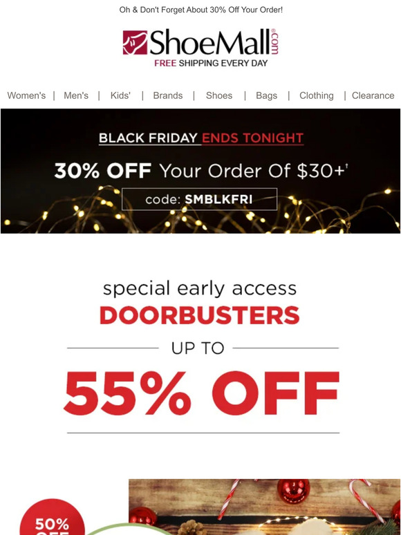 Take Up To 55% Off Doorbusters NOW!