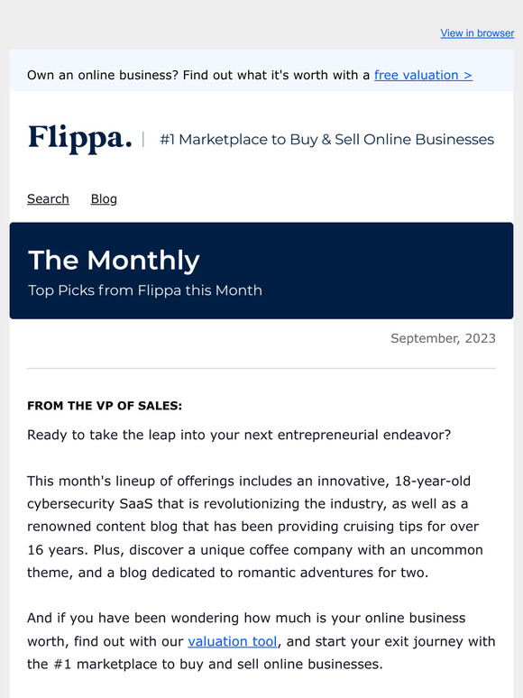 Four Irresistible Businesses from the Marketplace