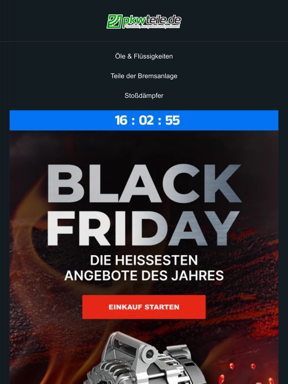 🔥 Es ist so weit! Black Friday