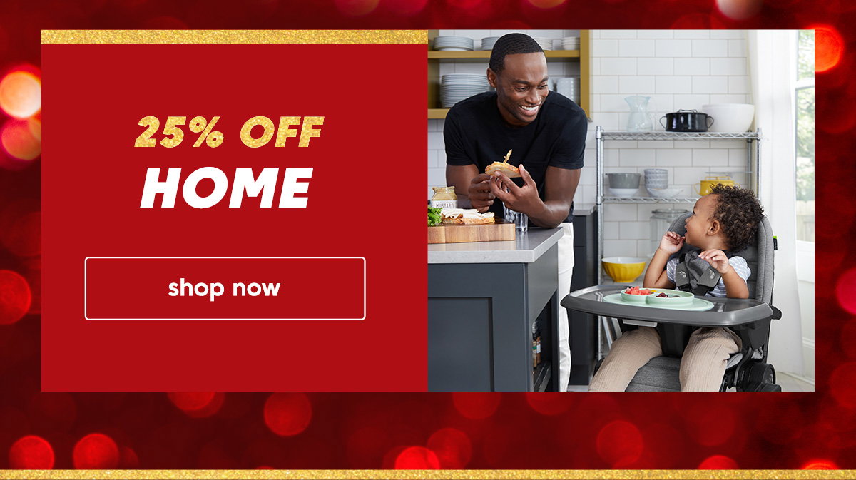 25% Off Home. shop now