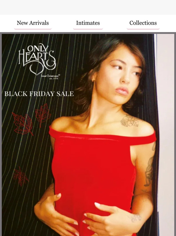 ❤ Huge Savings Await - Only Hearts Black Friday Sale ❤