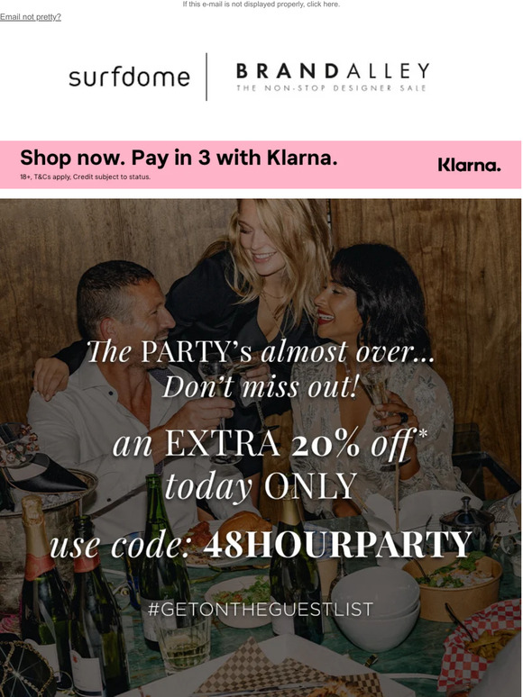 Black Friday | Psst The party's almost over...