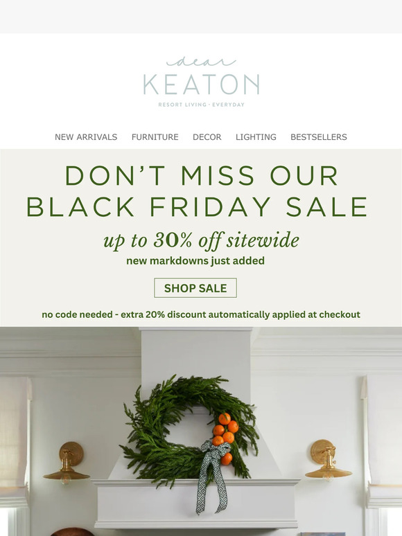 Don't Miss Our Black Friday Sale