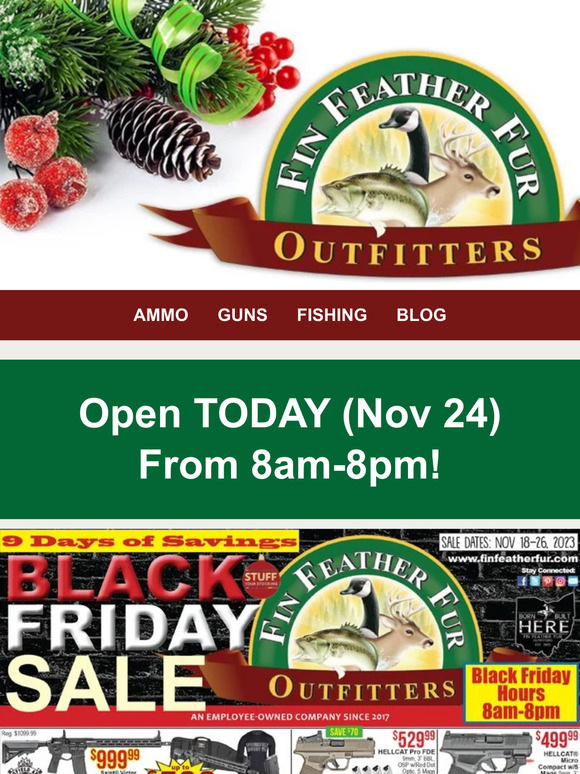 Fin Feather Fur Outfitters Our Black Friday Best! Get Up To 500 In FREE Product! Milled