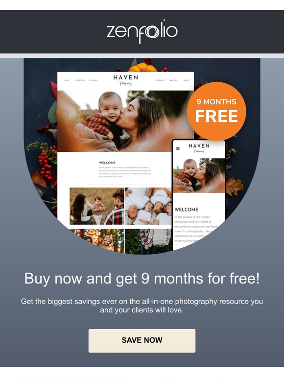 Get 9 Months For Free!