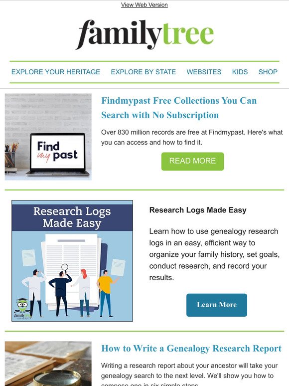 Findmypast Collections You Can Search with No Subscription
