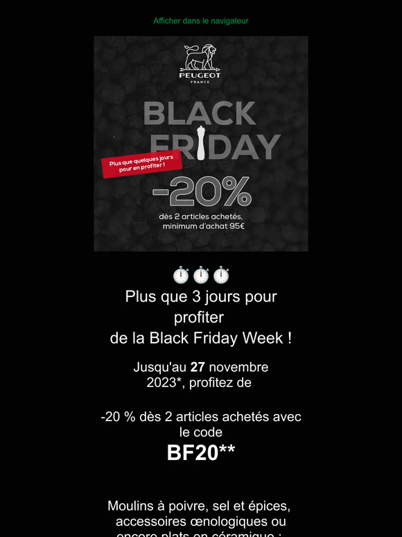 ⏱️Black Friday Week: tic-tac, tic-tac ...
