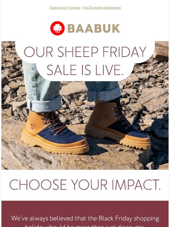 Shop with purpose: Sheep Friday is LIVE! 🚨