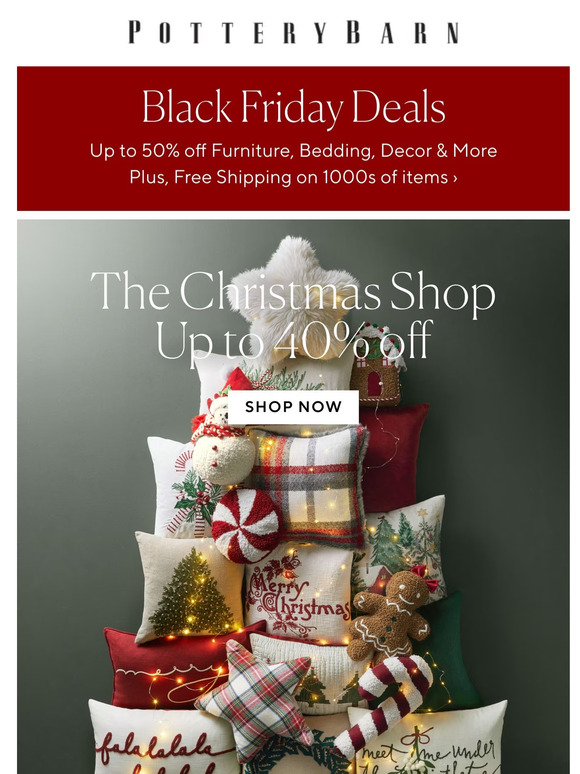 Pottery Barn Email Newsletters Shop Sales, Discounts, and Coupon Codes