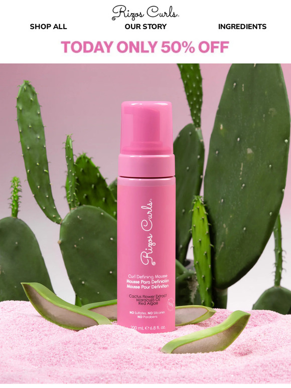 Rizos Curls 🛍️ Today Only 50 Off Our New Curl Defining Mousse More Deals Milled 