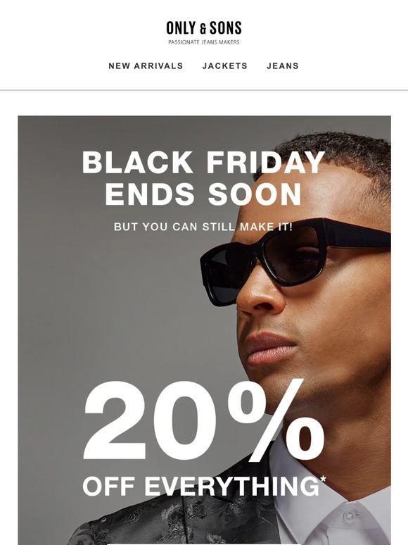 ⚫ 20% OFF EVERYTHING - BLACK FRIDAY ENDS SOON ⚫