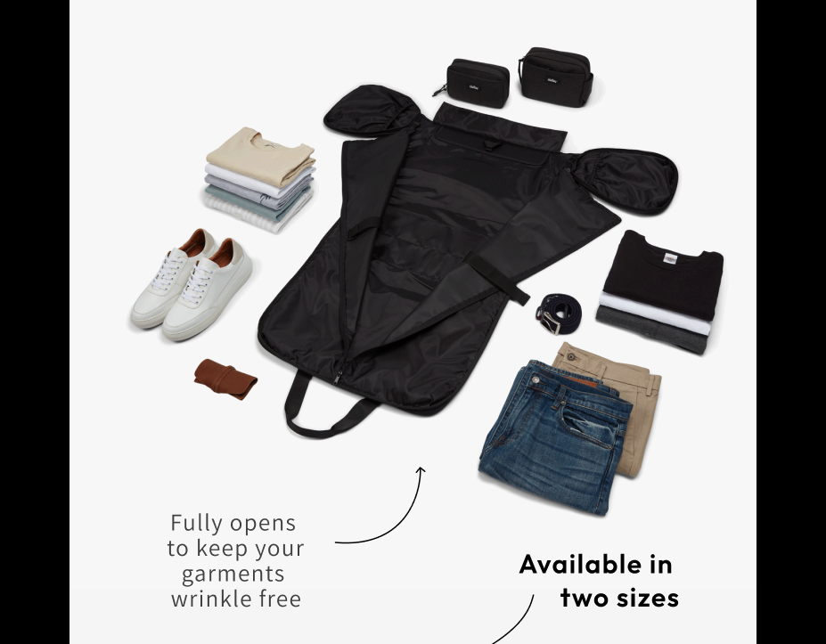 Fully Opens to keep your garments wrinkle free
