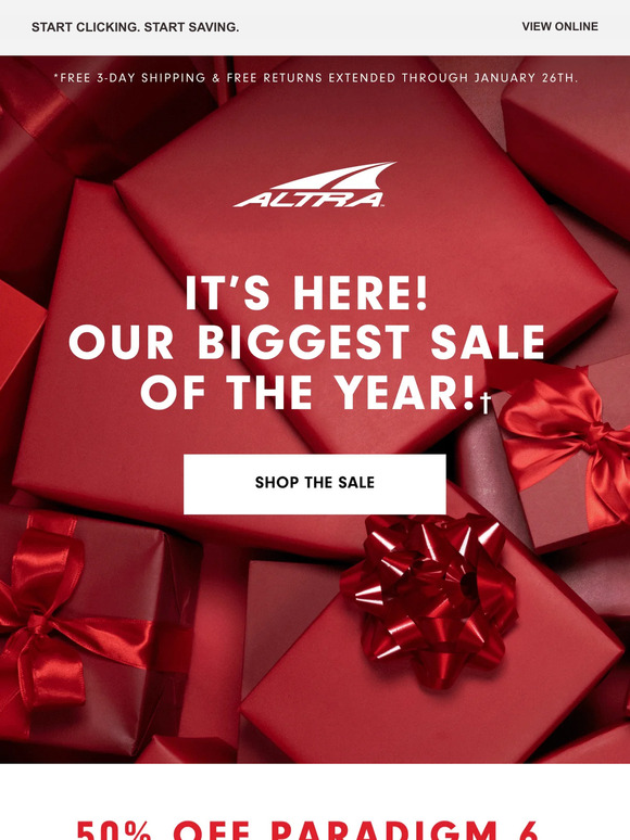 Up to 50% off?! 🤯 Our biggest sale of the year is here!